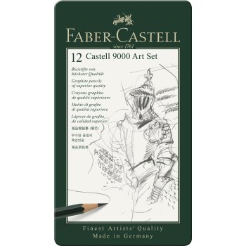 FABER-CASTELL ceruzka CASTELL 9000 Art, kovové...