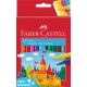 FABER-CASTELL Fasermaler CASTLE, 12er Kartonetui
