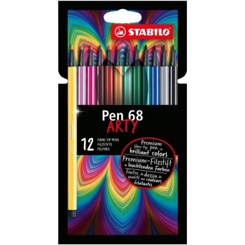 Premium-Filzstift - STABILO Pen 68 - ARTY - 12er Pack -...