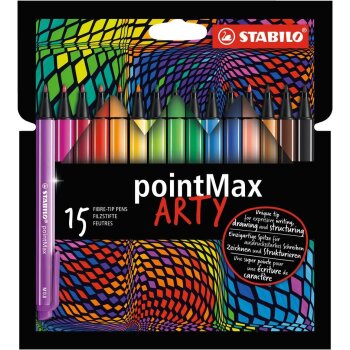Filzschreiber - STABILO pointMax - ARTY - 15er Pack - mit...