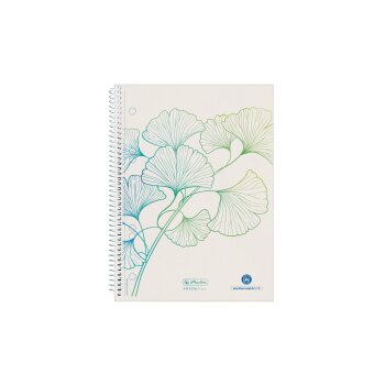 herlitz Collegeblock GREENline Ginkgo, DIN A5, kariert
