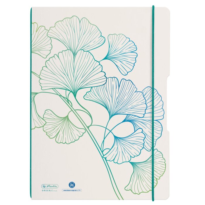 herlitz Notizheft my.book flex A4 GREENline Ginkgo