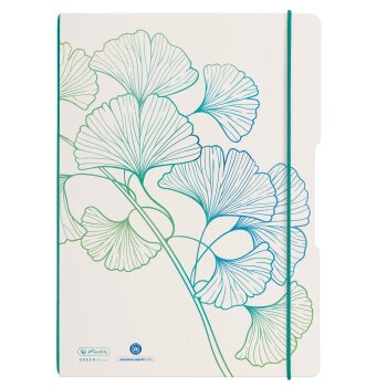 herlitz Notizheft my.book flex A4 GREENline Ginkgo