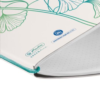herlitz Notizheft my.book flex A5 GREENline Ginkgo
