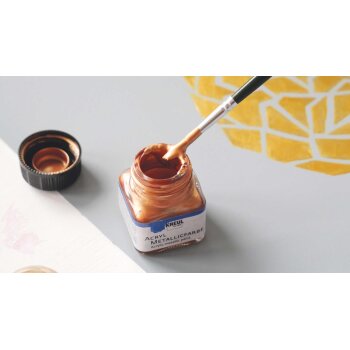 KREUL Acryl Metallicfarben Set Glamour Living 6 x 20 ml