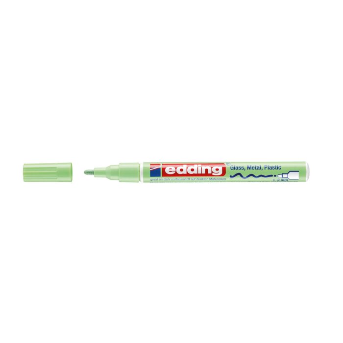 edding 751 lesklý lakový popisovač - pastelovo zelený