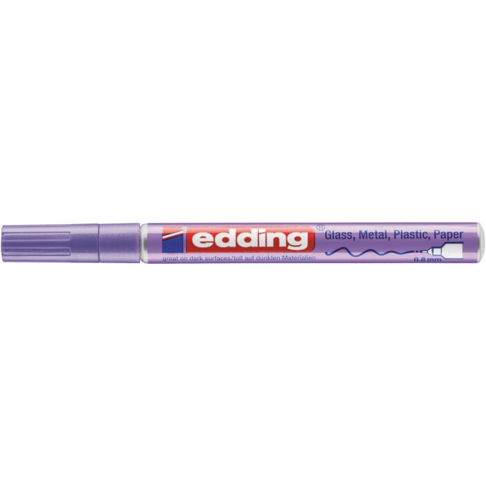 edding 780 lesklý lakový popisovač - metalický fialový