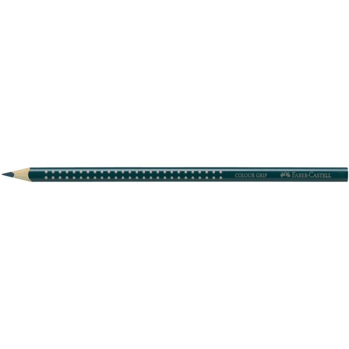 FABER-CASTELL Dreikant-Buntstift Colour GRIP, kobaltgrün tief