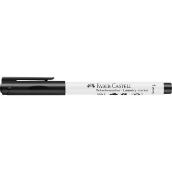 FABER-CASTELL Wäschemarker schwarz Rundspitze