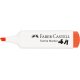 FABER-CASTELL Textilmarker, Keilspitze, neonorange