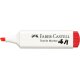 FABER-CASTELL Textilmarker, Keilspitze, rot