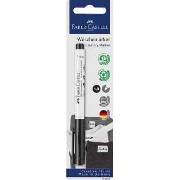 FABER-CASTELL popisovač na bielizeň - čierny