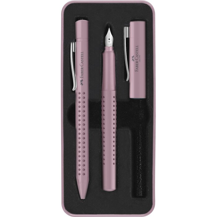 FABER-CASTELL Schreibgeräte-Set GRIP 2010 Harmony, rose