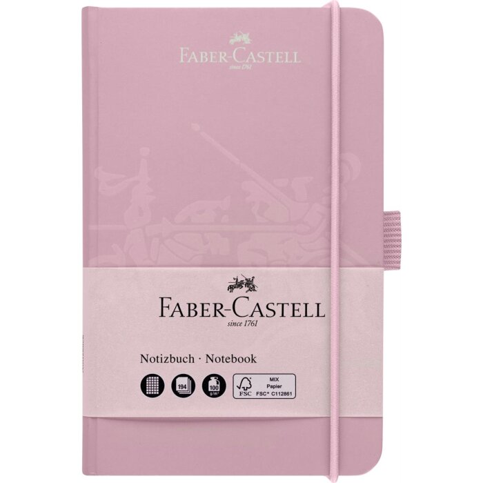 FABER-CASTELL Notizbuch A6 rose shadows