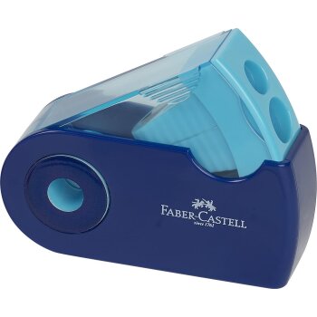 FABER-CASTELL Doppelspitzdose SLEEVE, blau