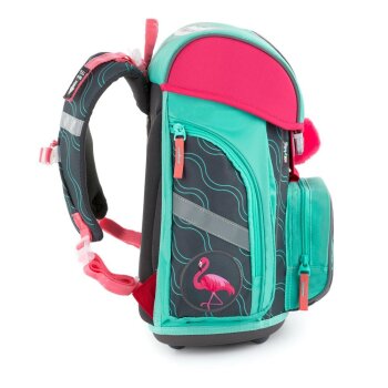 oxybag Schultaschenset 3-teilig PREMIUM COOL Flamingo
