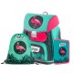 oxybag Schultaschenset 3-teilig PREMIUM COOL Flamingo