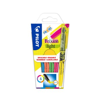 PILOT zvýrazňovač FRIXION light - 6 ks v puzdre