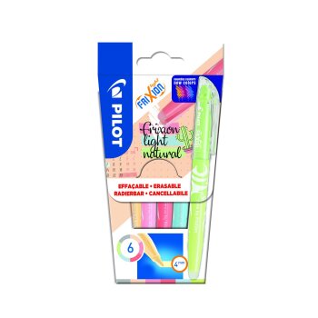 PILOT Textmarker FRIXION light Natural, 6er Etui