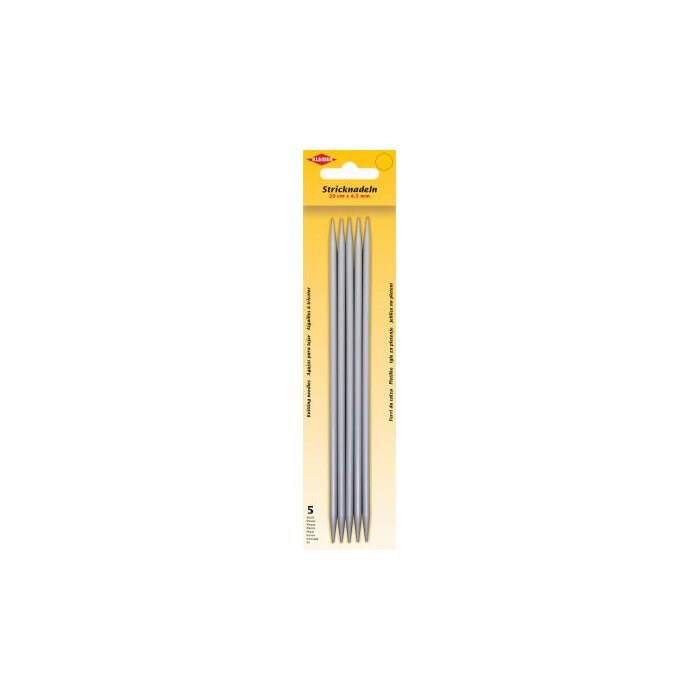 KLEIBER - súpravy pletacích ihlíc / pančuchové hry, 200mm x 4,5mm