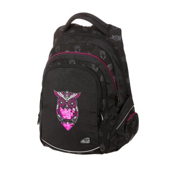 WALKER FAME Rucksack Night Owl Black