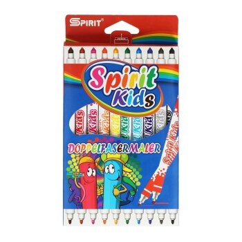 SPIRIT Kids - obojstranné fixky - 10 rôznych...