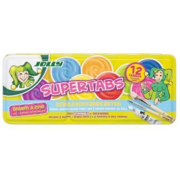 JOLLY vodové farby Supertabs 12 farieb