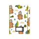 oxybag Oxybook PP DIN A5 40 Blatt liniert Faultier