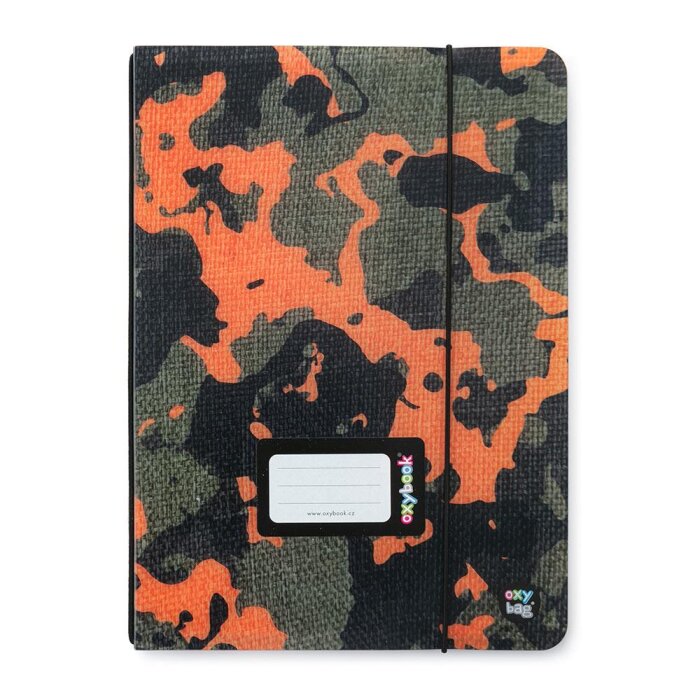 oxybag Oxybook PP Notizheft DIN A5 40 Blatt liniert Camo