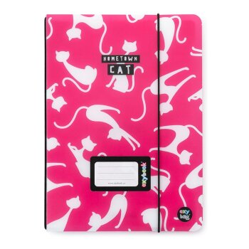 oxybag Oxybook PP Notizheft DIN A5 40 Blatt liniert Pink Cat