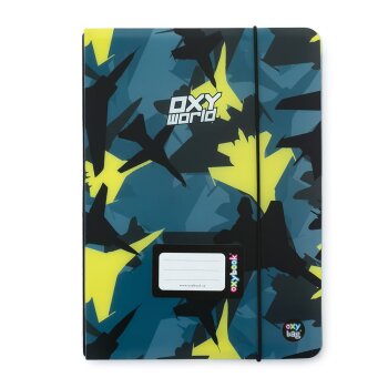 oxybag Oxybook PP Notizheft DIN A5 40 Blatt liniert Camo...