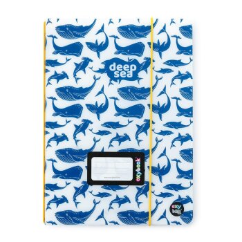 oxybag Oxybook PP A5, linajkovaný, 40 listov Deep sea