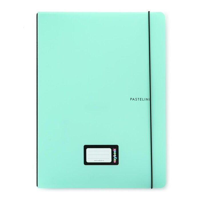 oxybag Oxybook PP A4, linajkovaný, 40 listov PASTELINI green