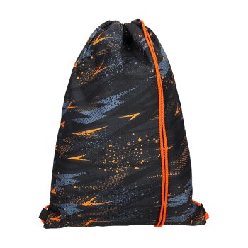 SPIRIT vrecko na šport - čierno/oranžové