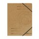 herlitz Eckspannmappe easy orga DIN A4 braun