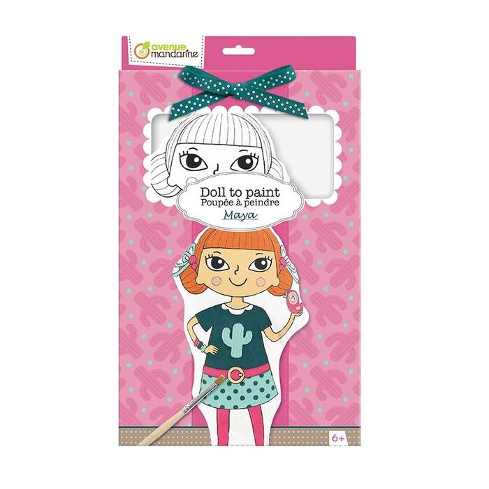 avenue mandarine Ausmal-Puppe "Maya"