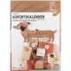 folia Adventskalender-Set SAUSAGE DOG, 54-teilig