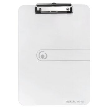 herlitz Klemmbrett easy orga to go, DIN A4, transparent