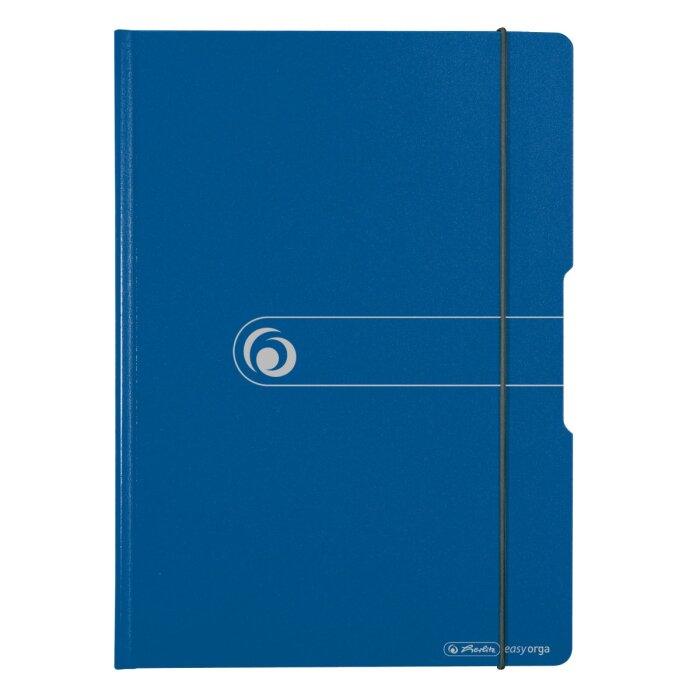 herlitz zatváracia písacia podložka easy orga to go, A4 - nepriehľadná - modrá