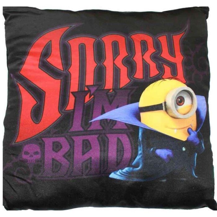 Minions plyšový vankúš 30 x 30 cm "Dracula - Sorry i´m bad"