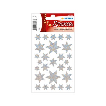 HERMA Weihnachts-Sticker DECOR "Sterne",...