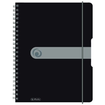 herlitz Collegeblock easy orga to go A4 kariert schwarz