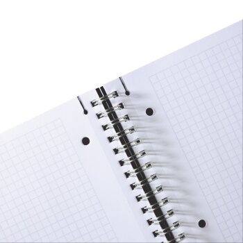 herlitz Collegeblock easy orga to go A4 kariert schwarz