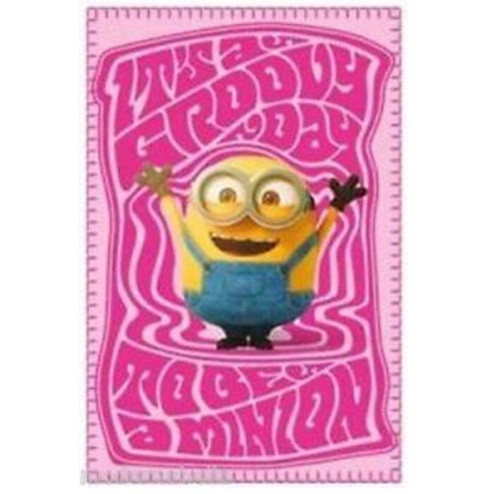 MINIONS Fleecová-deka "IT´S A GROOVY DAY"