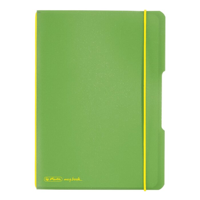 herlitz my.book flex Notizheft A5 40 Blatt kariert hellgrün