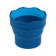 FABER-CASTELL nádobka na vodu na štetce CLIC & GO - modrá