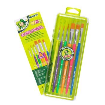 JOLLY trojhranná sada štetcov NEON, 6 ks