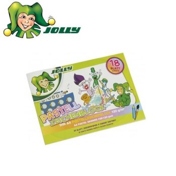 JOLLY Pastellzeichenblock 120g A4 - 18 Blatt