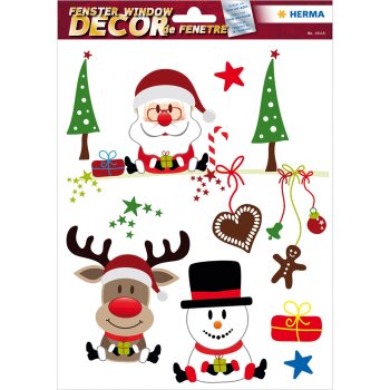 HERMA Weihnachts-Fensterbild "Weihnachtsfreude"