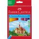 FABER-CASTELL šesťhranné farbičky CASTLE  - 36 kusov